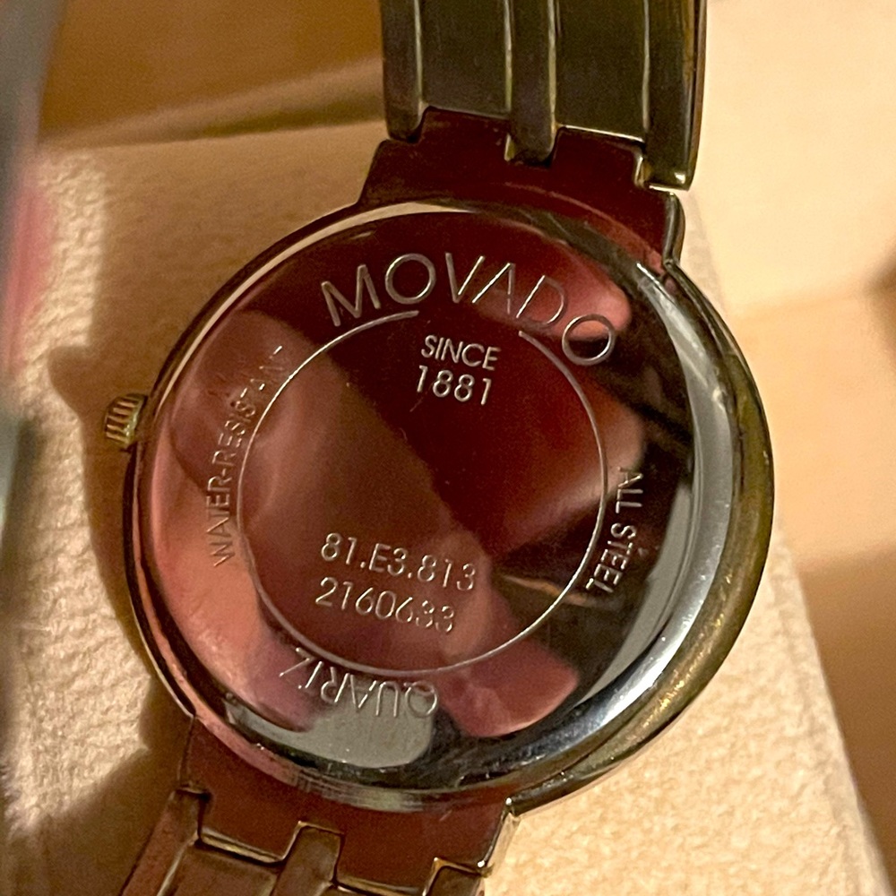 Movado 81.e3.813 Vintage without crystal - Picture 2 of 2